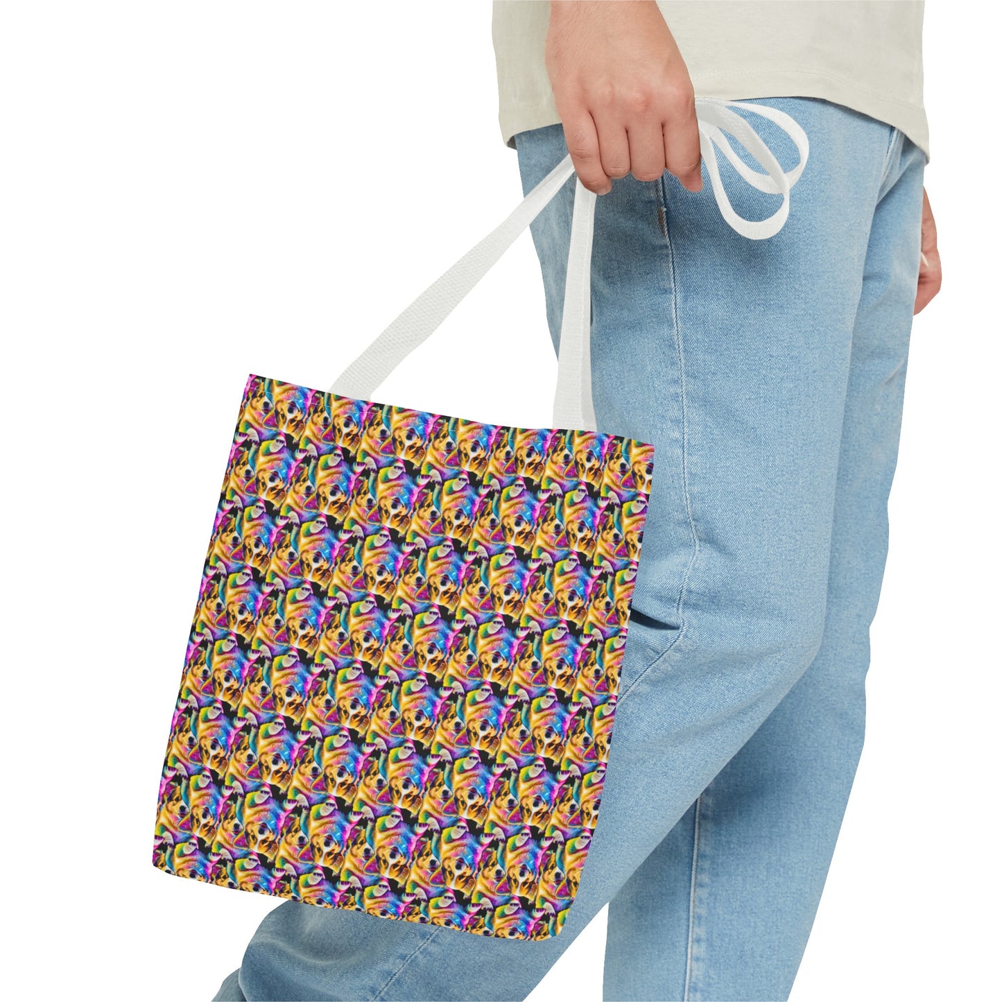 Colorful Corgi Mosaic - Tote Bag