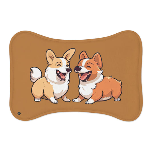 Corgi Couple - Feeding Mat