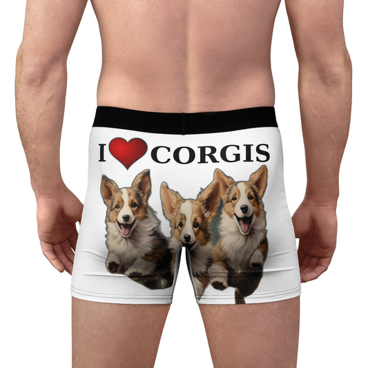 I Heart Corgis Boxer Briefs