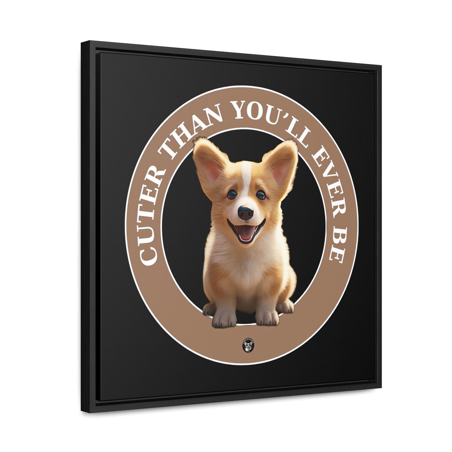 Cuter Than You - Framed on Canvas