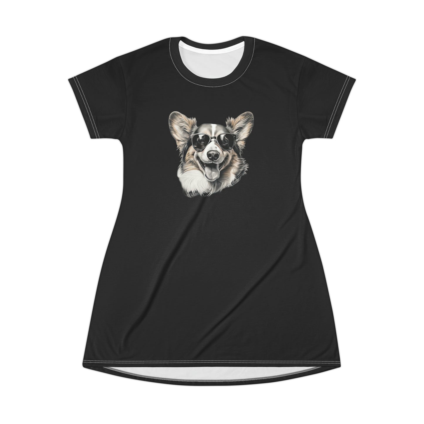 Corgi Cool - T-Shirt Dress