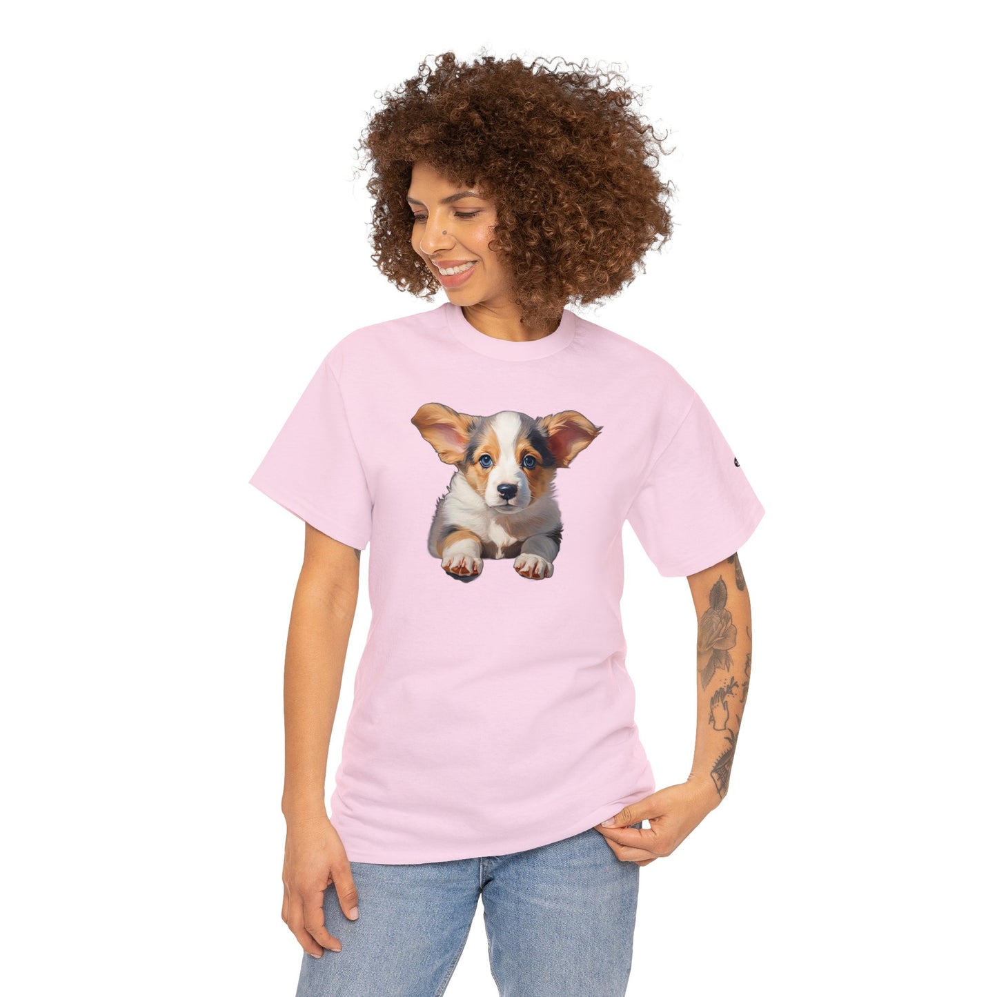 Puppy Portrait - Unisex Heavy Cotton Tee