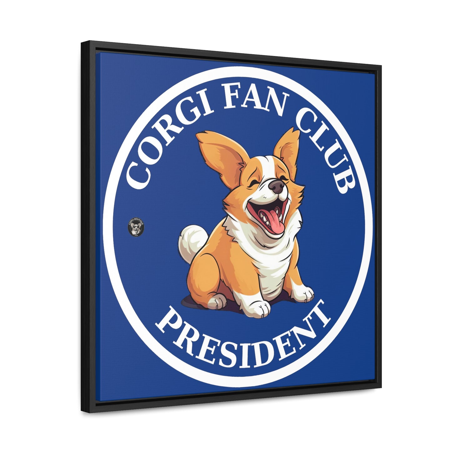 Fan Club President - Framed on Canvas