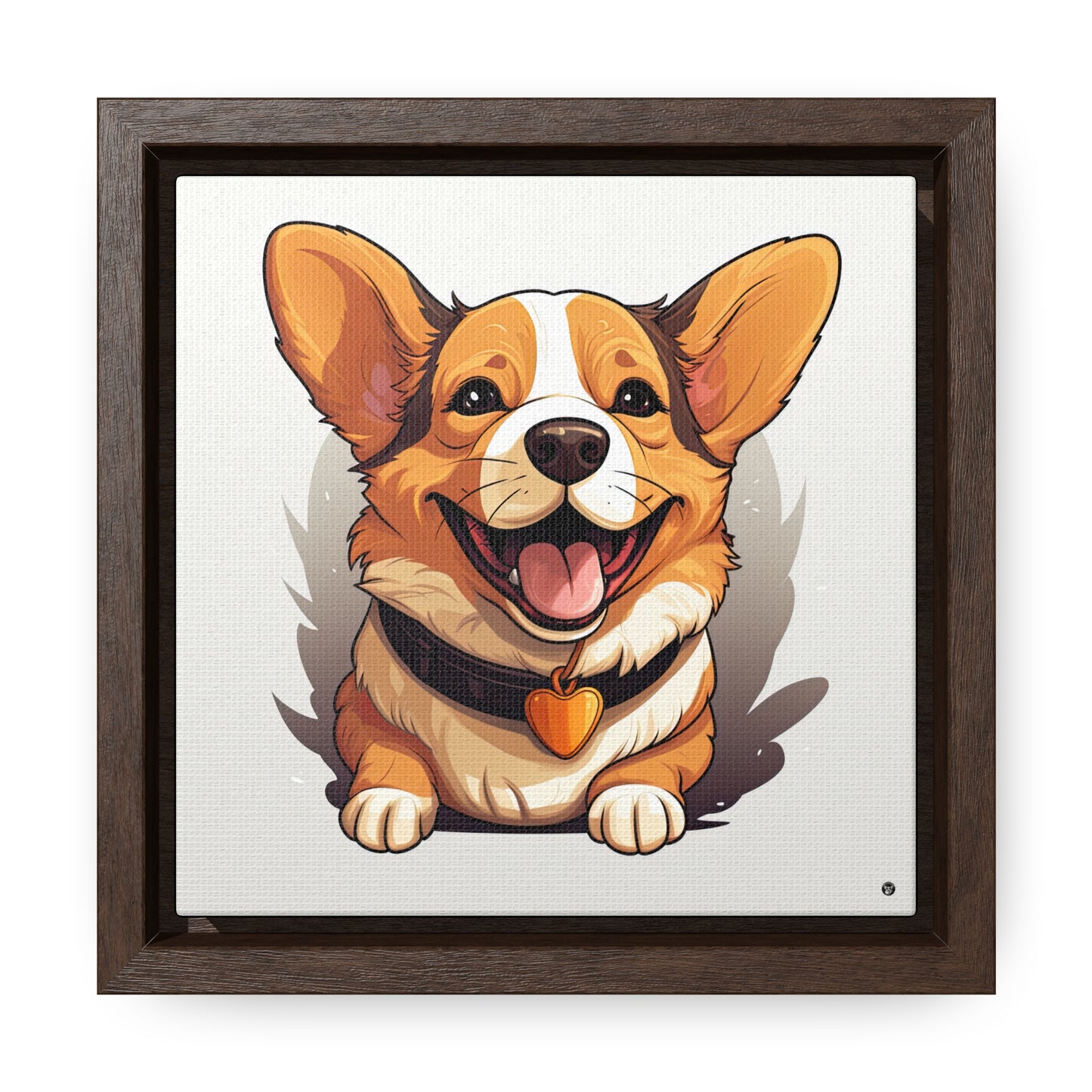 Puppy Love - Framed on Canvas