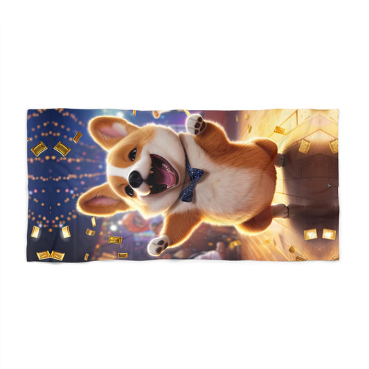 Party Pup Beach Towel
