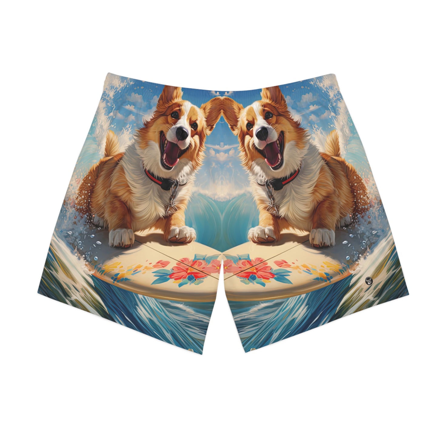 Cowabunga Corgi - Board Shorts
