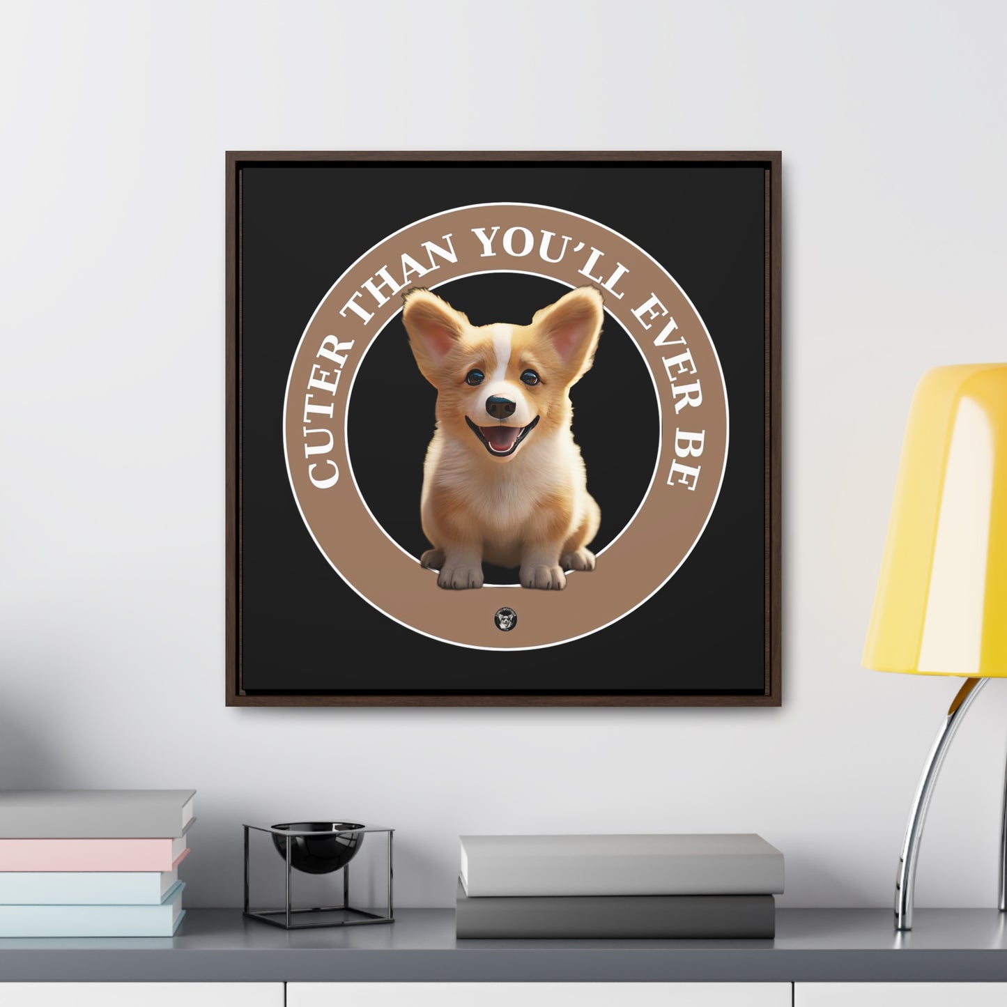 Cuter Than You - Framed on Canvas