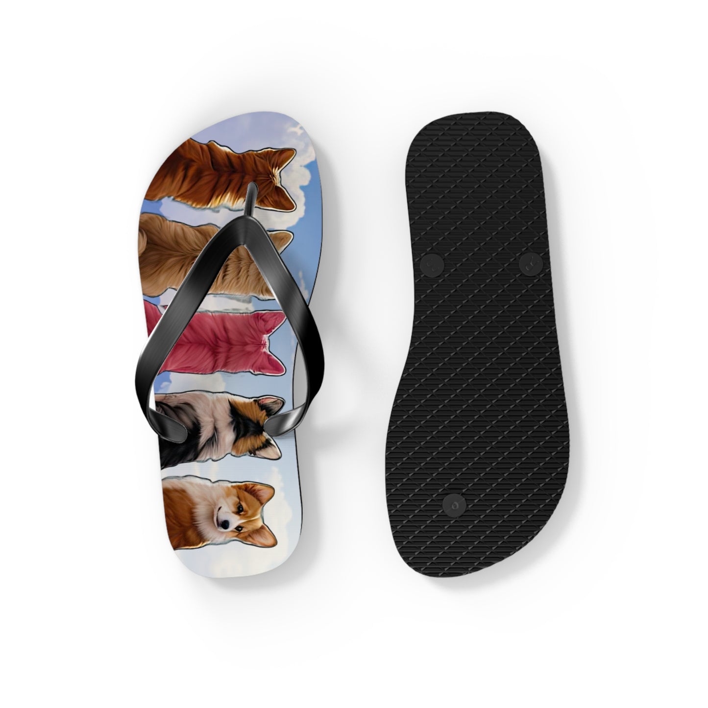 Corgi Lake Flip-Flops