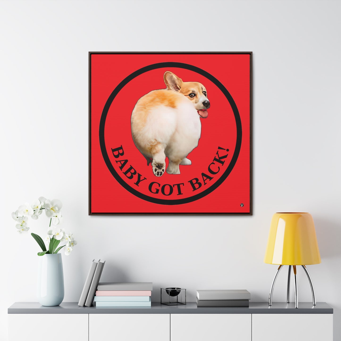 Baby Got Back - Framed on Canvas