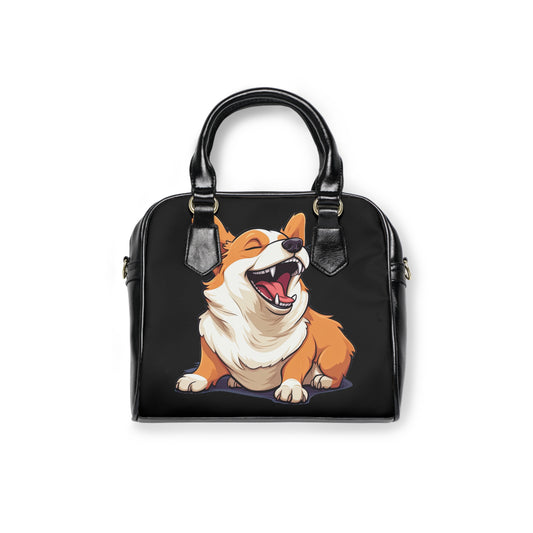 Comical Corgi - Handbag w/Removable Shoulder Strap