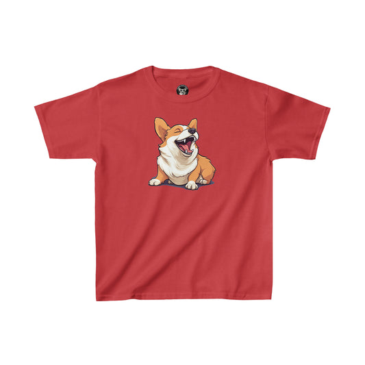 Comical Corgi - Kids Heavy Cotton Tee