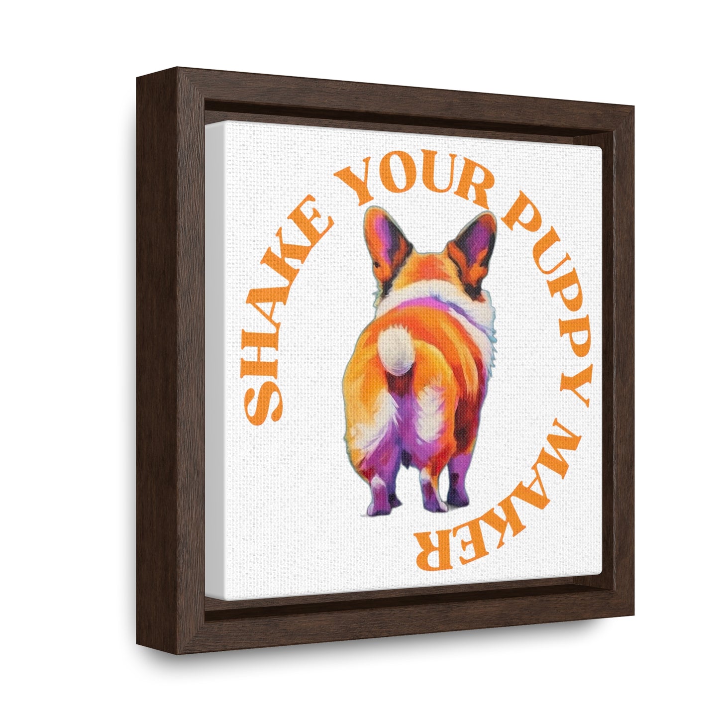 Shake Your Puppy Maker - Framed on Canvas