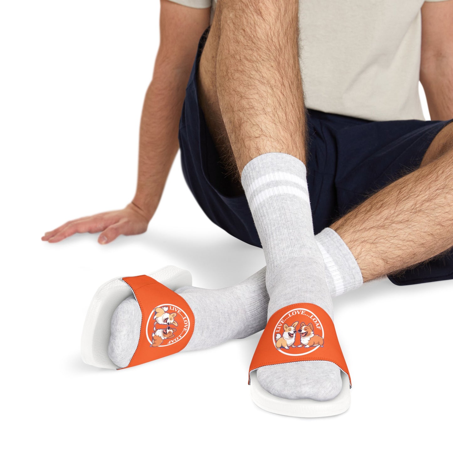 Live...Love...Loaf - Men's Slide Sandals