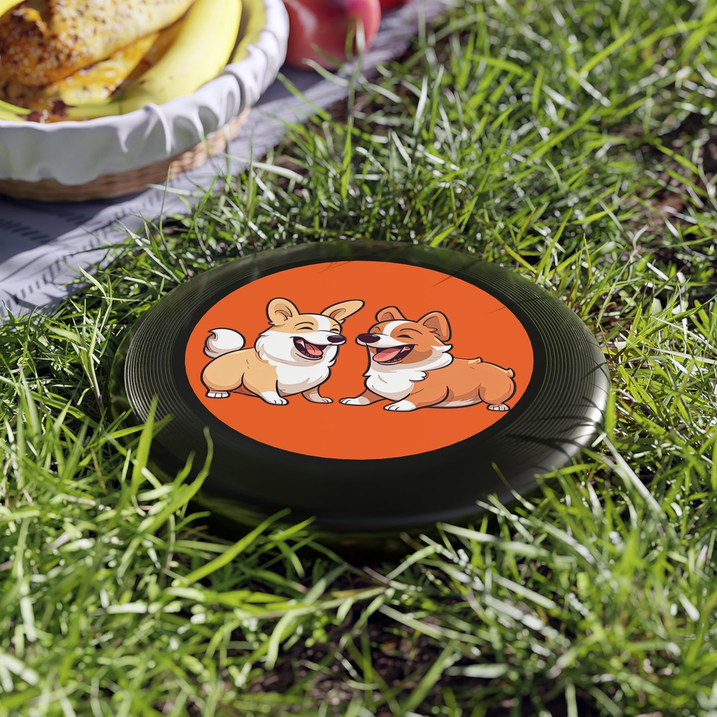 Corgi Couple - Wham-O Frisbee
