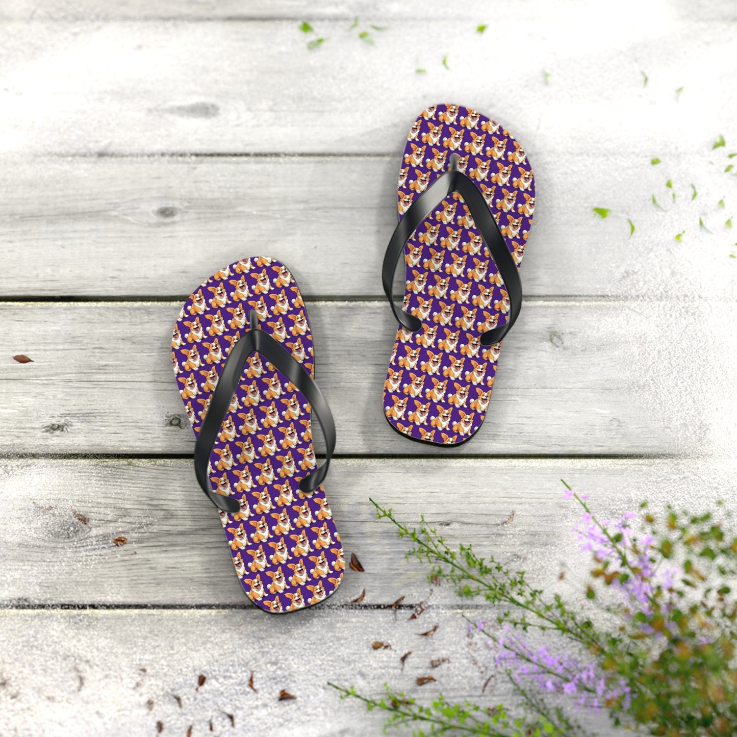 Jolly Mosaic Flip-Flops