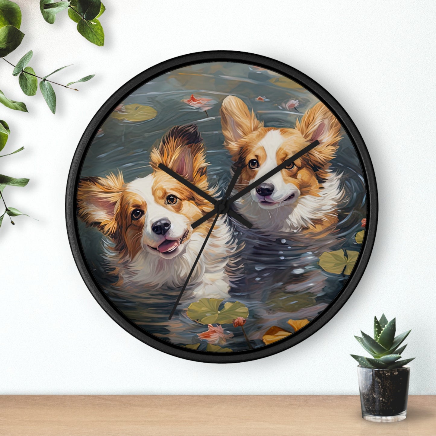 Pond Pups - Wall Clock