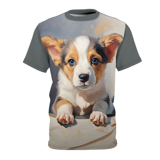 Puppy Portrait Bold Tee