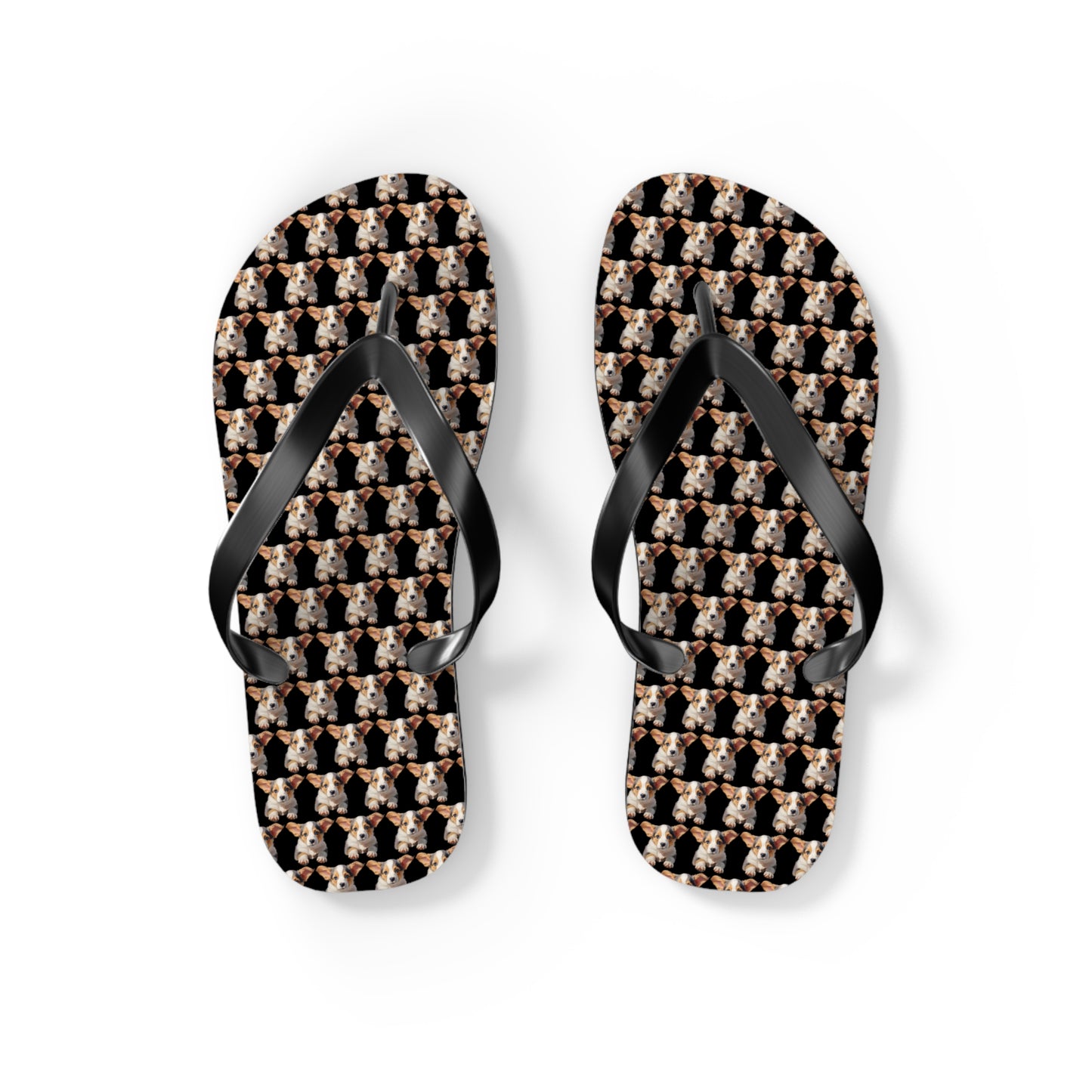 Puppy Love Mosaic Flip-Flops