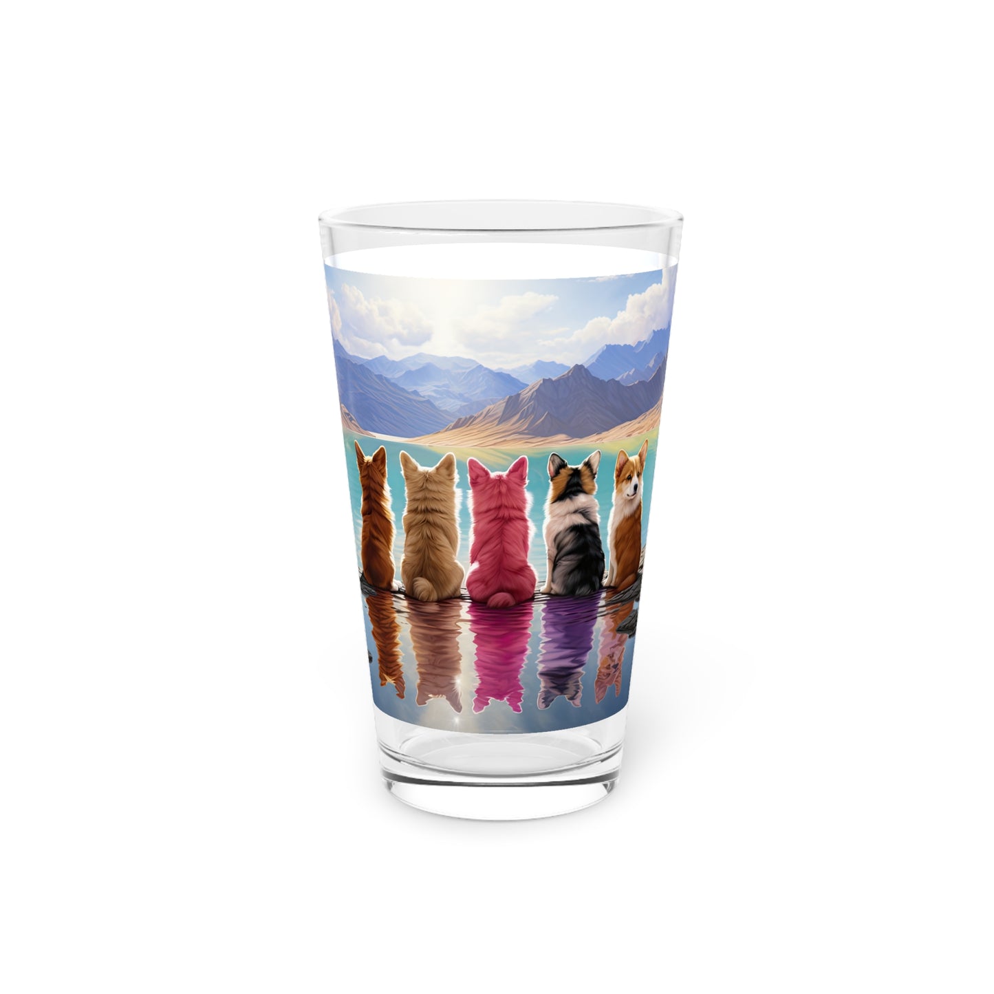 Corgi Lake - Pint Glass