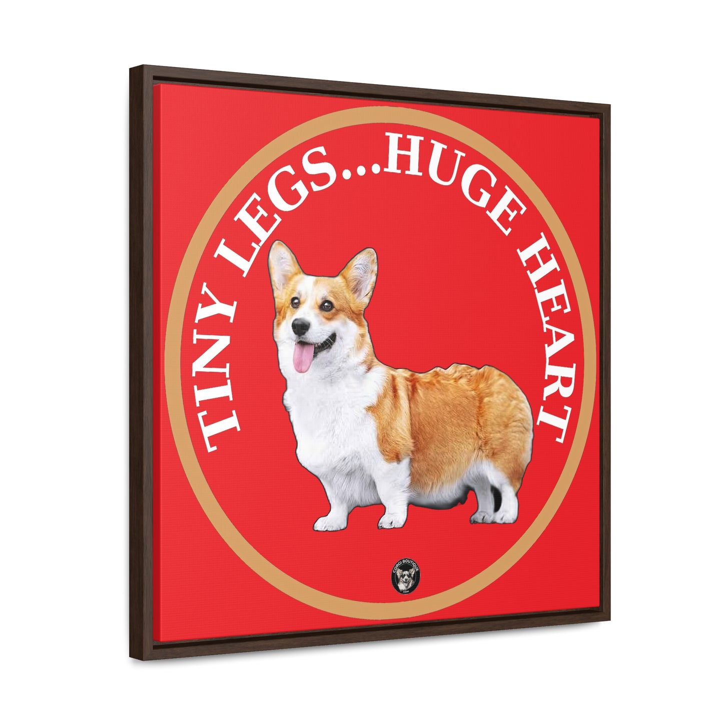 Tiny Legs...Huge Heart - Framed on Canvas