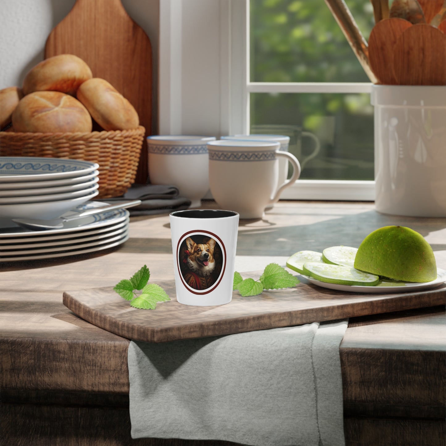 Renaissance Corgi - Espresso/Shot Glass