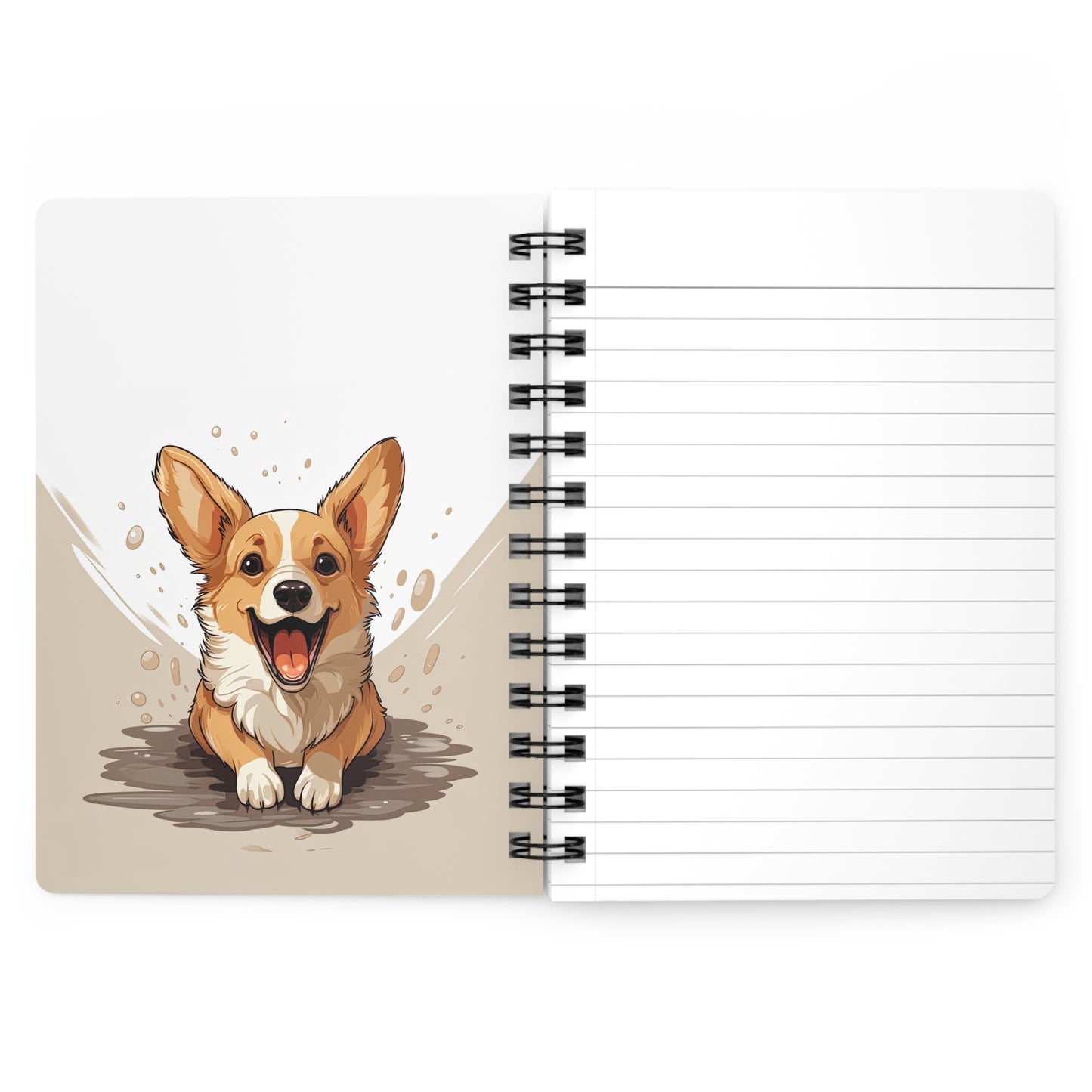 Corgi Cuteness - Spiral Bound Notebook