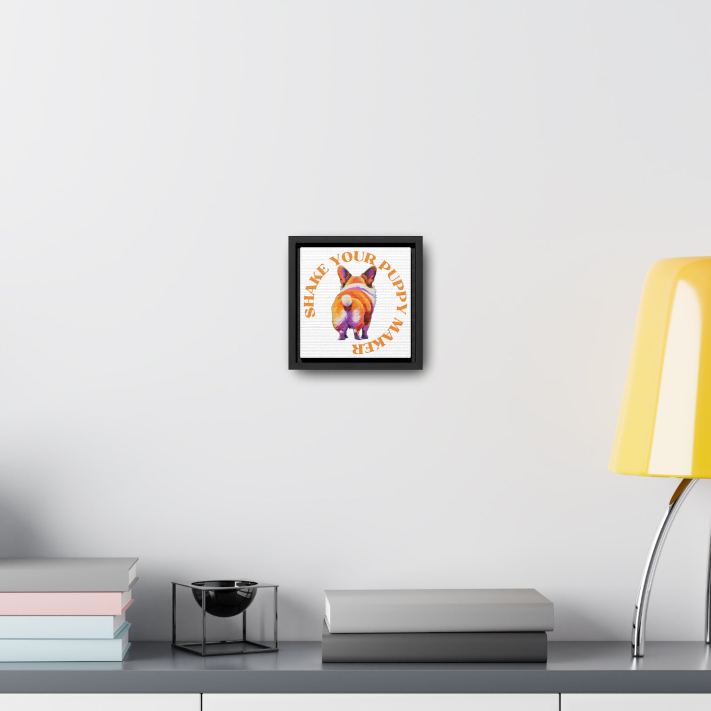 Shake Your Puppy Maker - Framed on Canvas