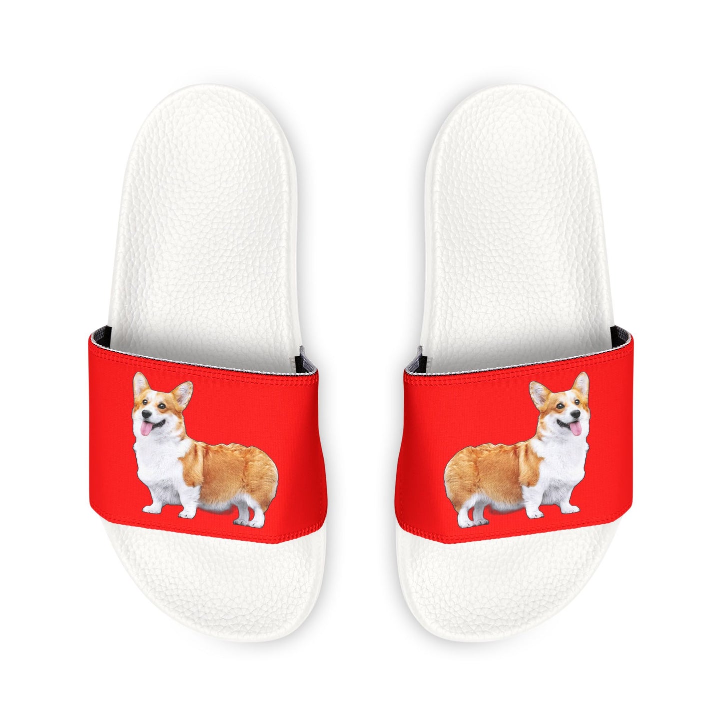 Best in Show Classic Corgi Men's Casual Slide Sandals - Pool & Beach Slides