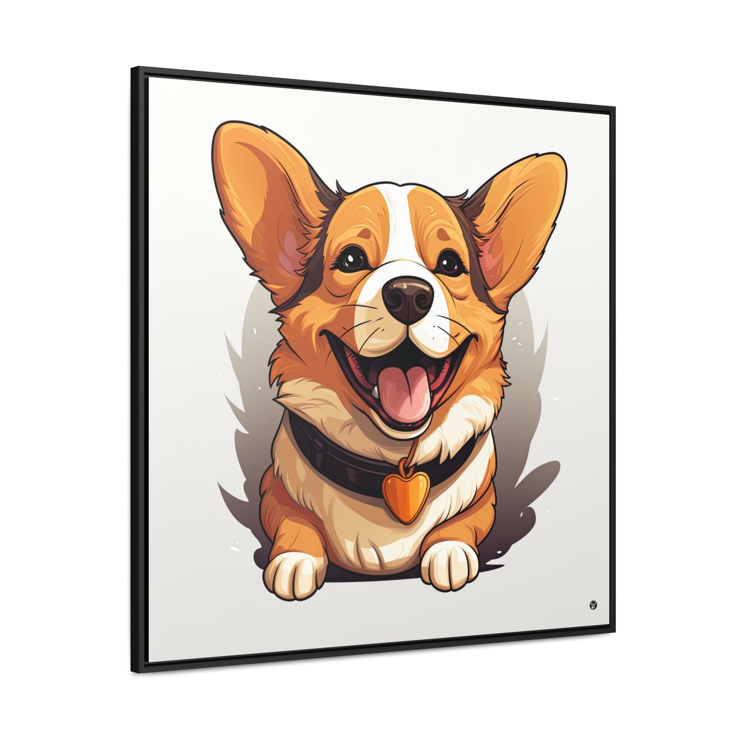 Puppy Love - Framed on Canvas