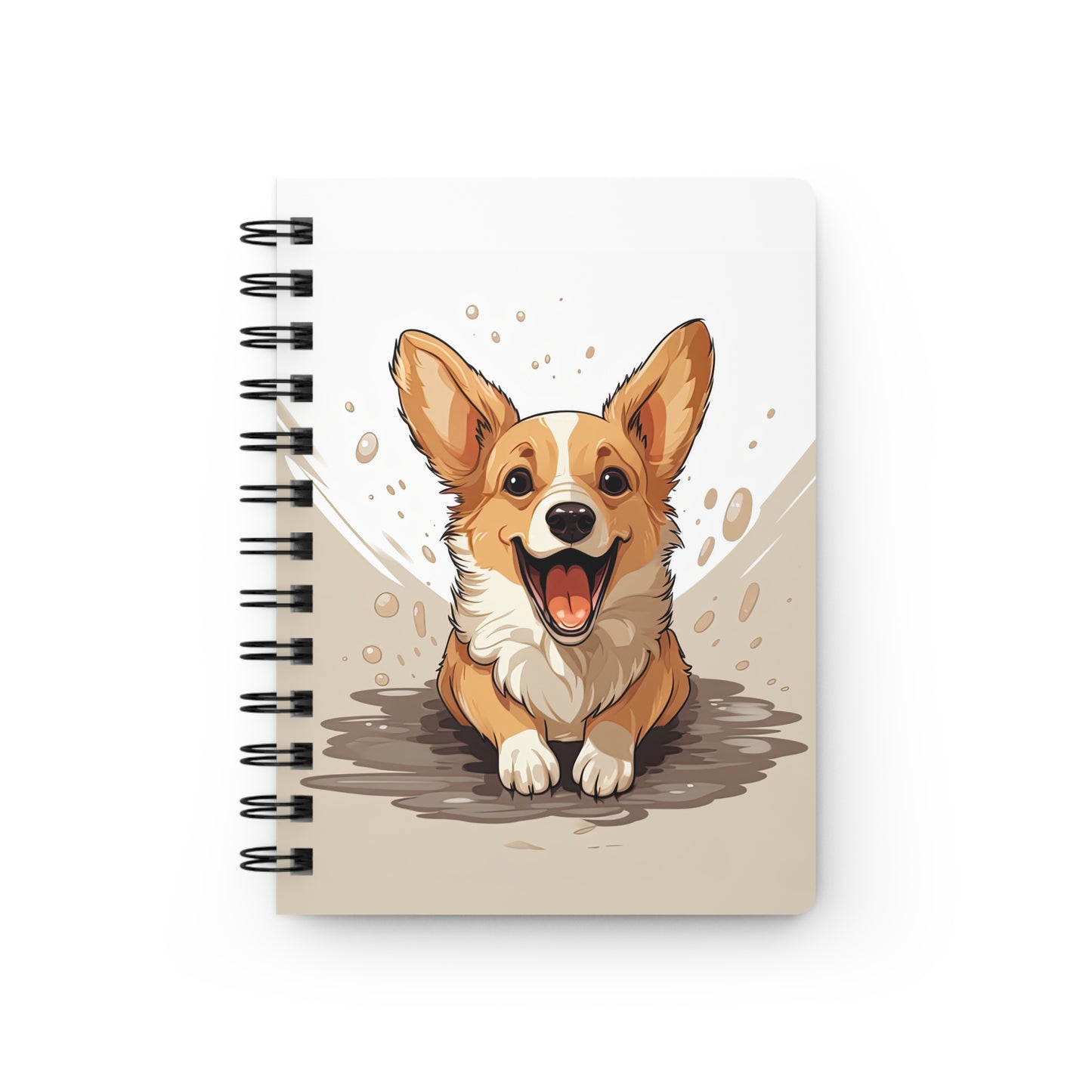 Corgi Cuteness - Spiral Bound Notebook