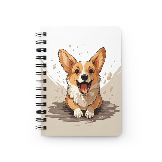 Corgi Cuteness - Spiral Bound Notebook