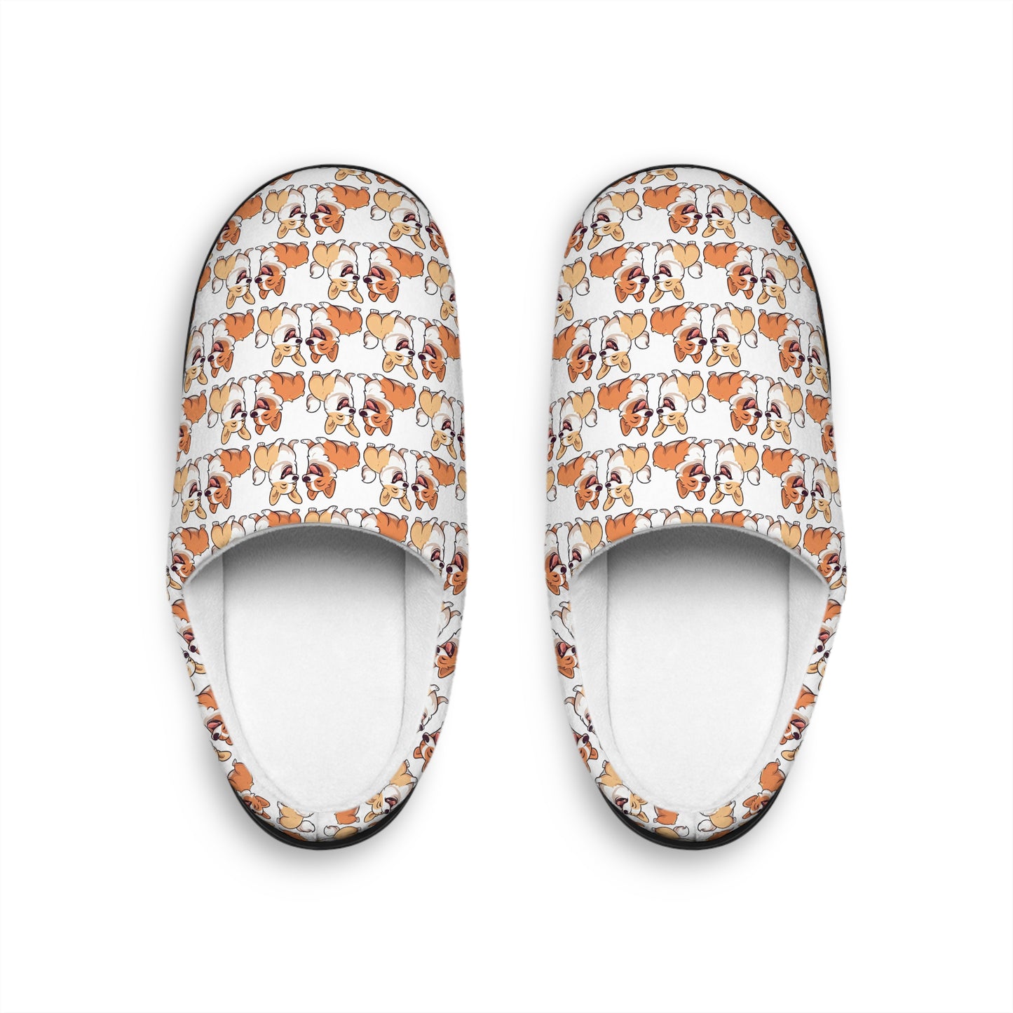 Corgi Couple Mosaic - Women's Slippers