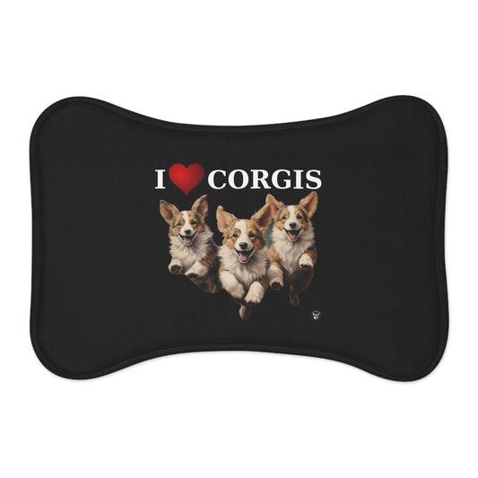 I Heart Corgis - Feeding Mat