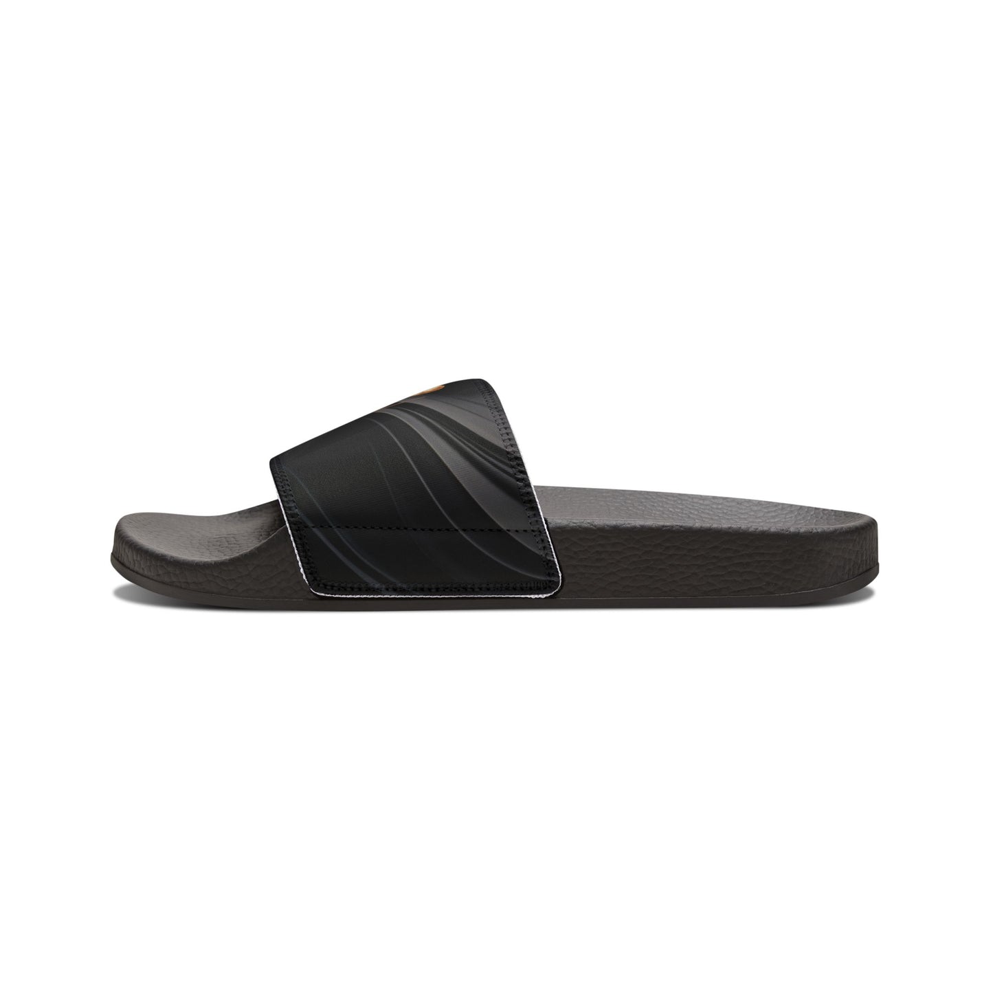 Corgi Potter Magic Wand Men's Black Swirl Slide Sandals - Casual Pool & Beach Slides
