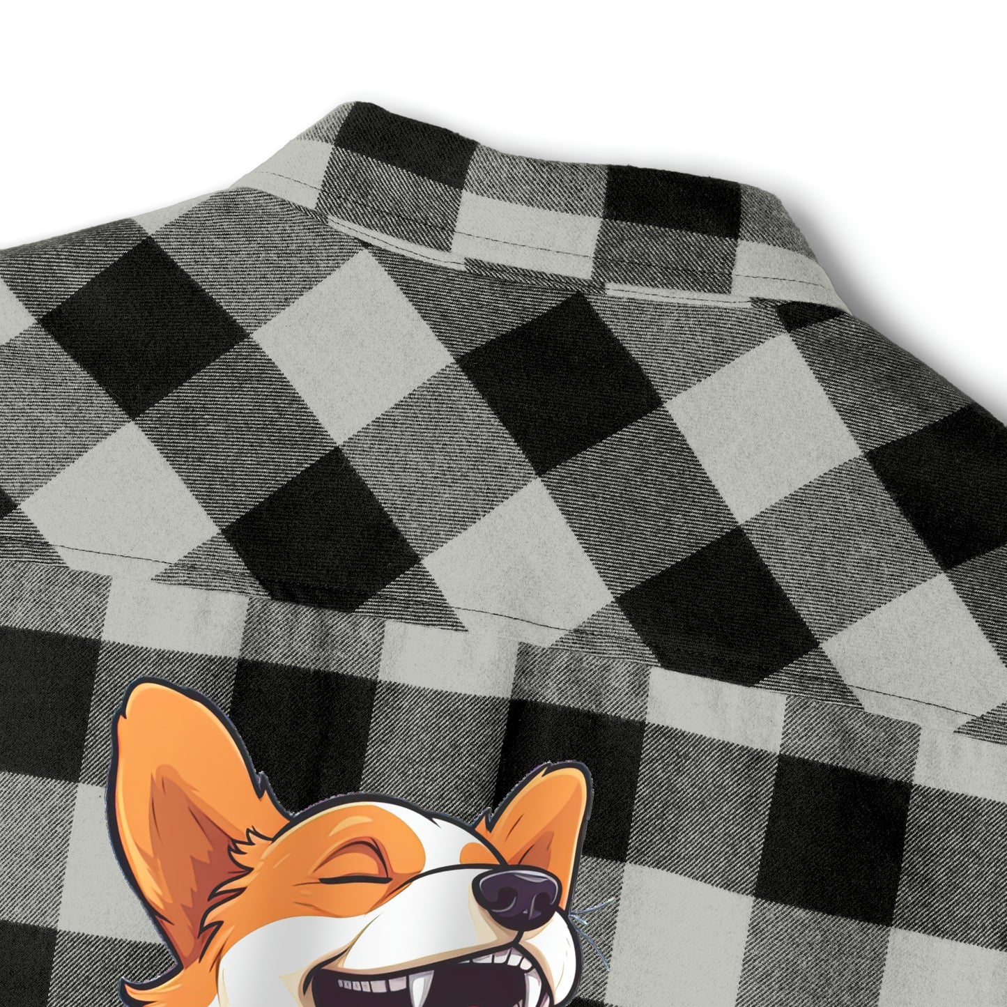 Comical Corgi - Flannel Shirt