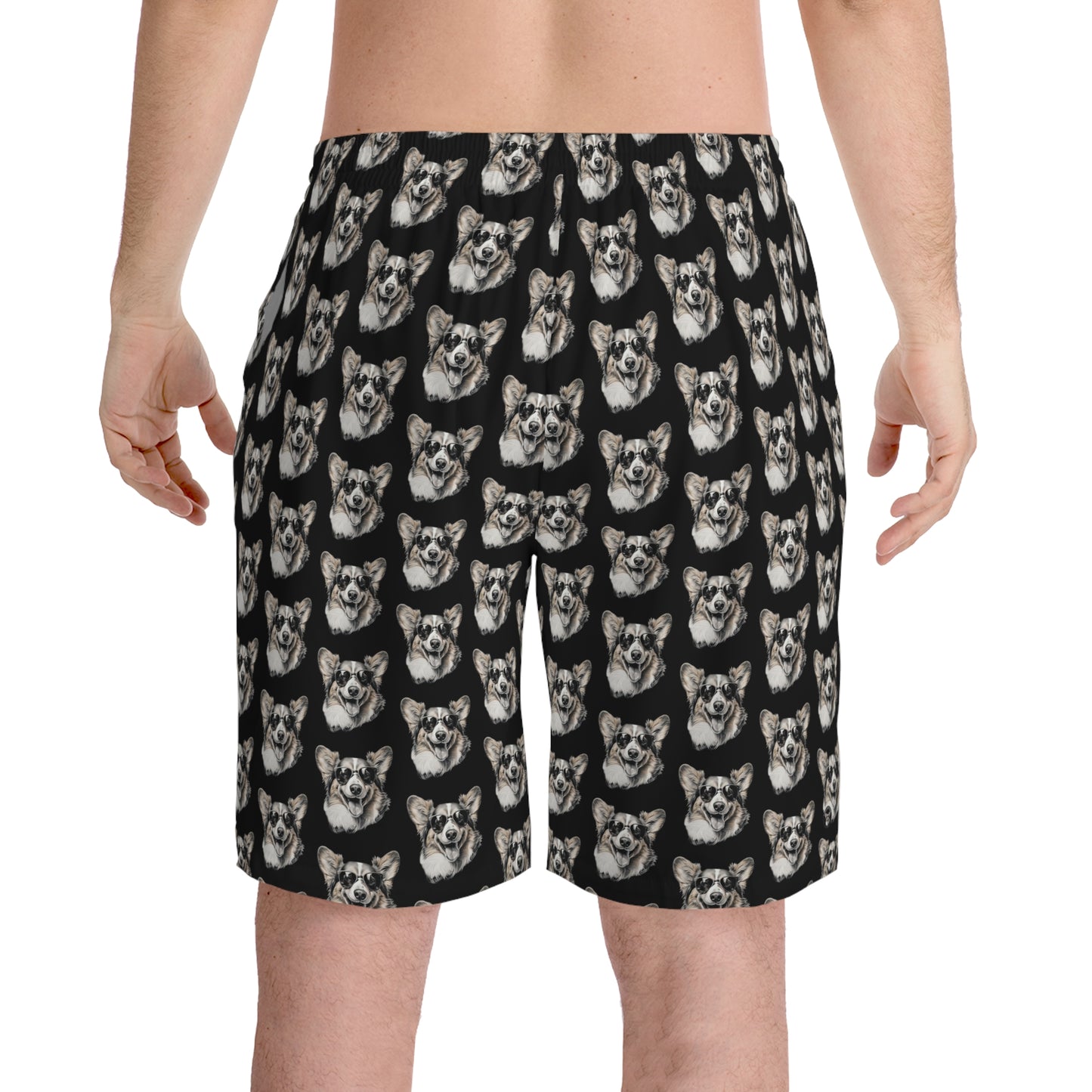 Corgi Cool Mosaic - Board Shorts