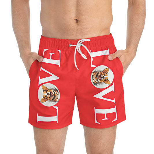 More Love Swim Trunks