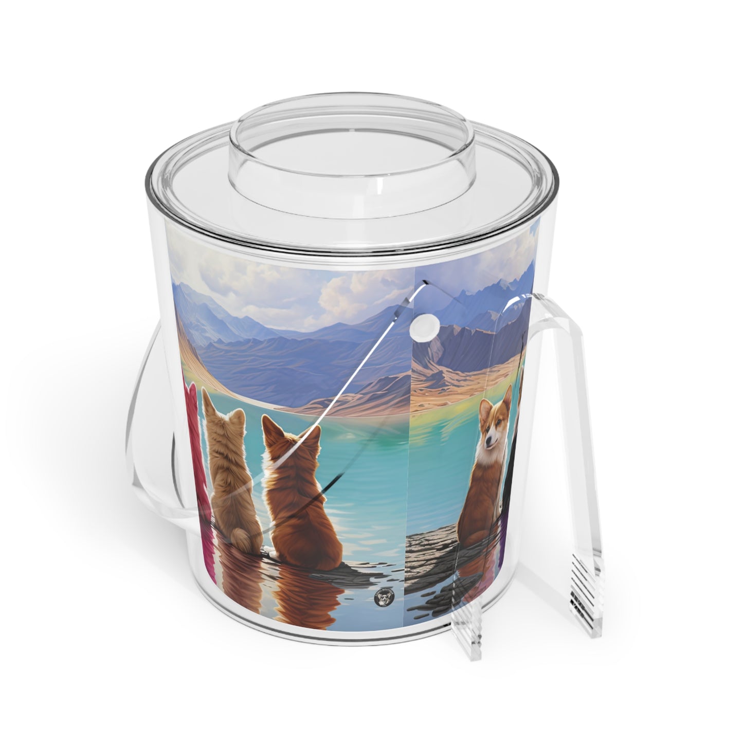 Corgi Lake - Ice Bucket with Tongs
