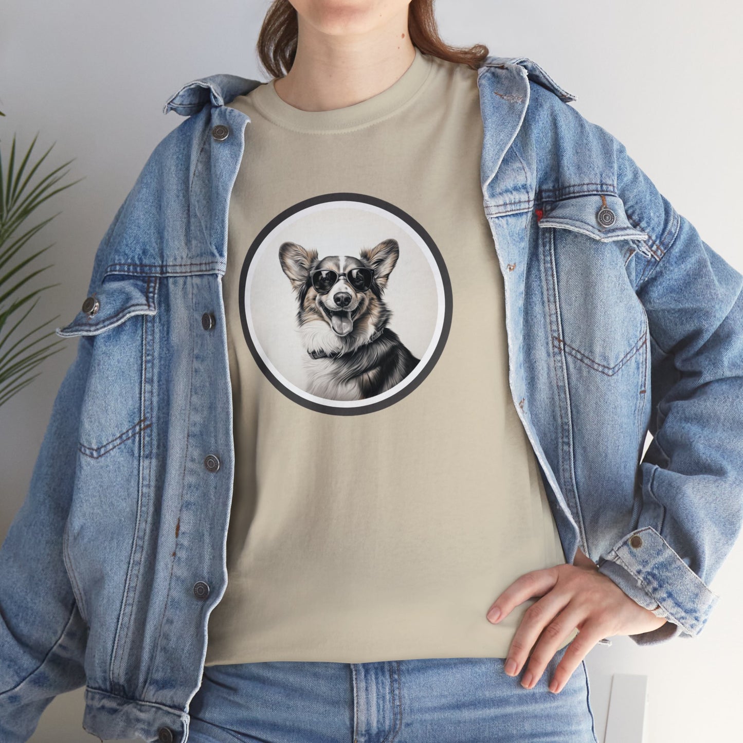 Corgi Cool - Unisex Heavy Cotton Tee