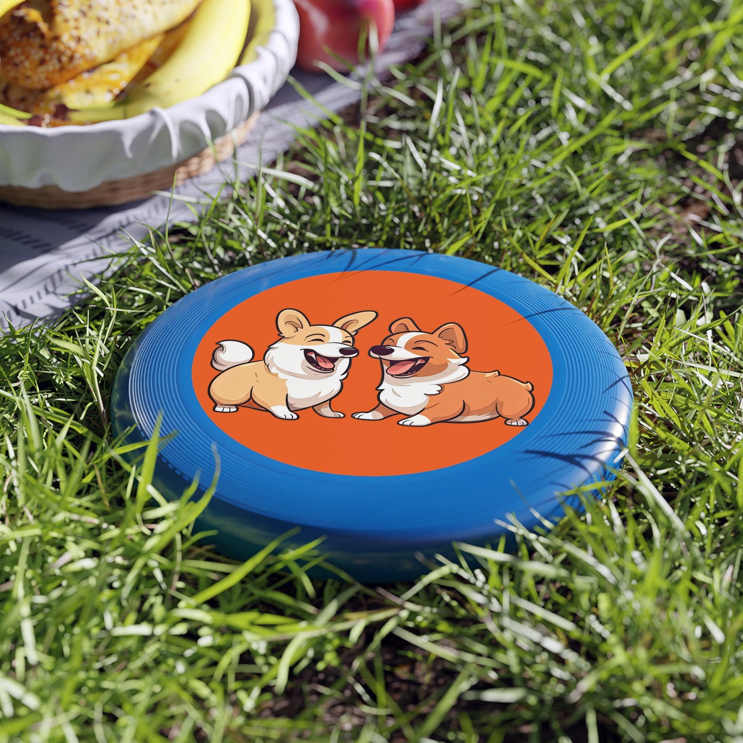Corgi Couple - Wham-O Frisbee
