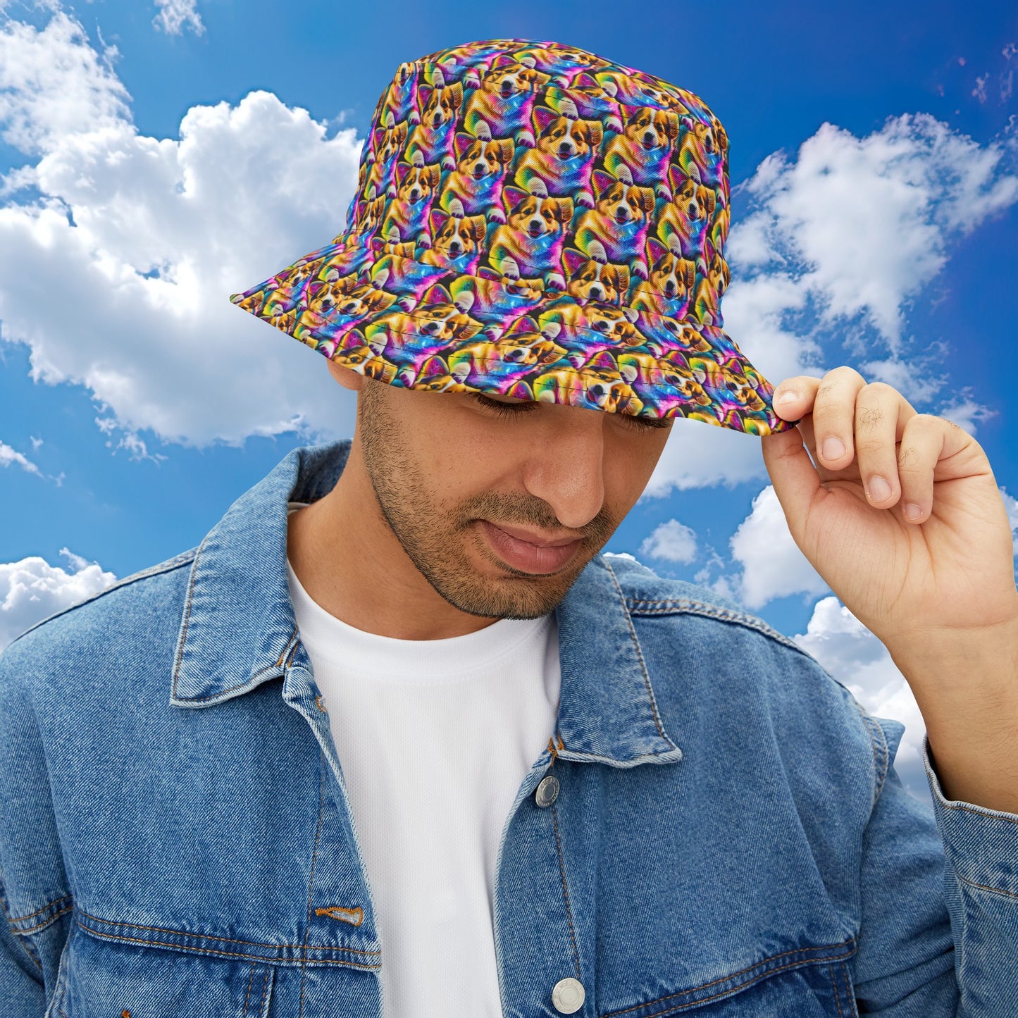 Colorful Corgi - Bucket Hat