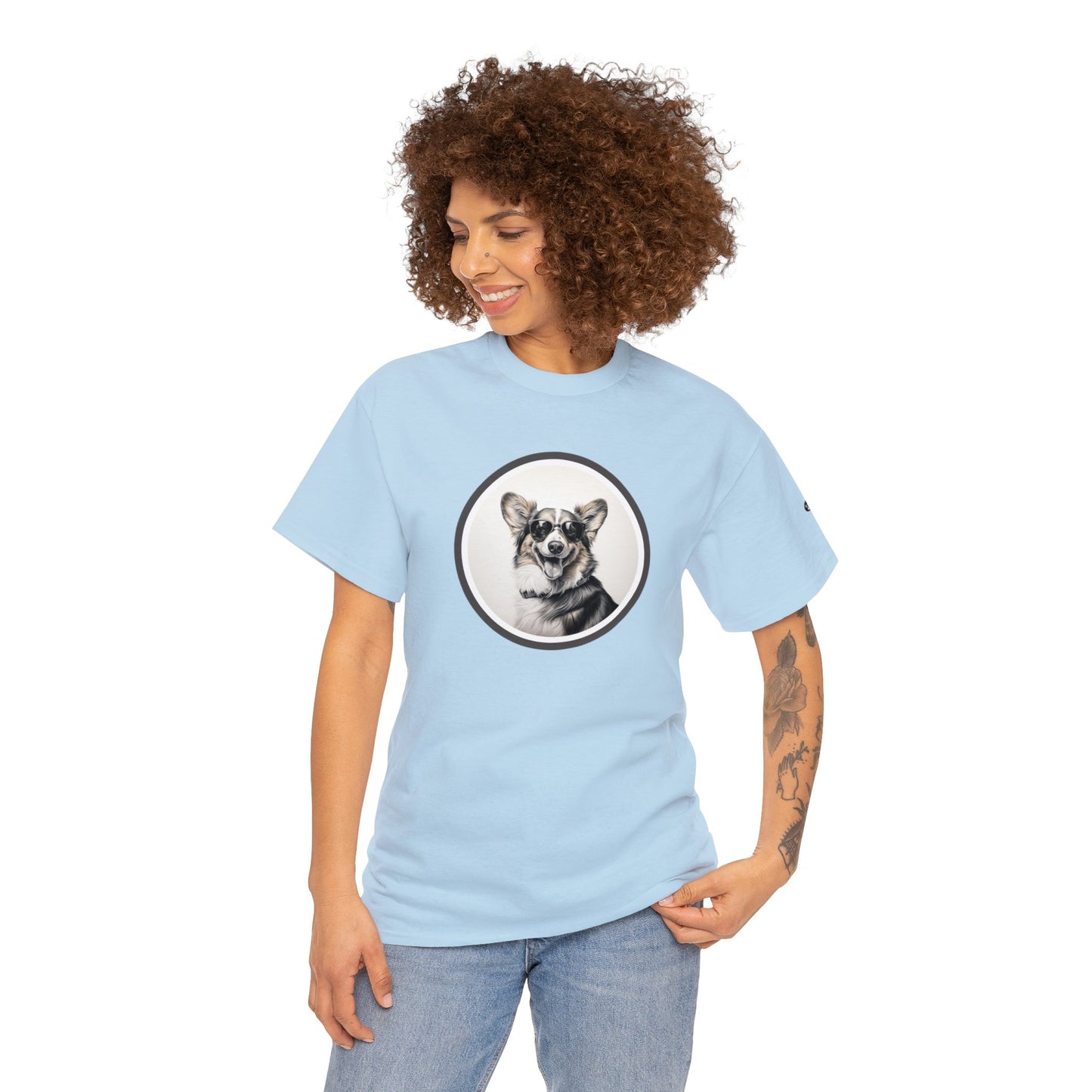 Corgi Cool - Unisex Heavy Cotton Tee