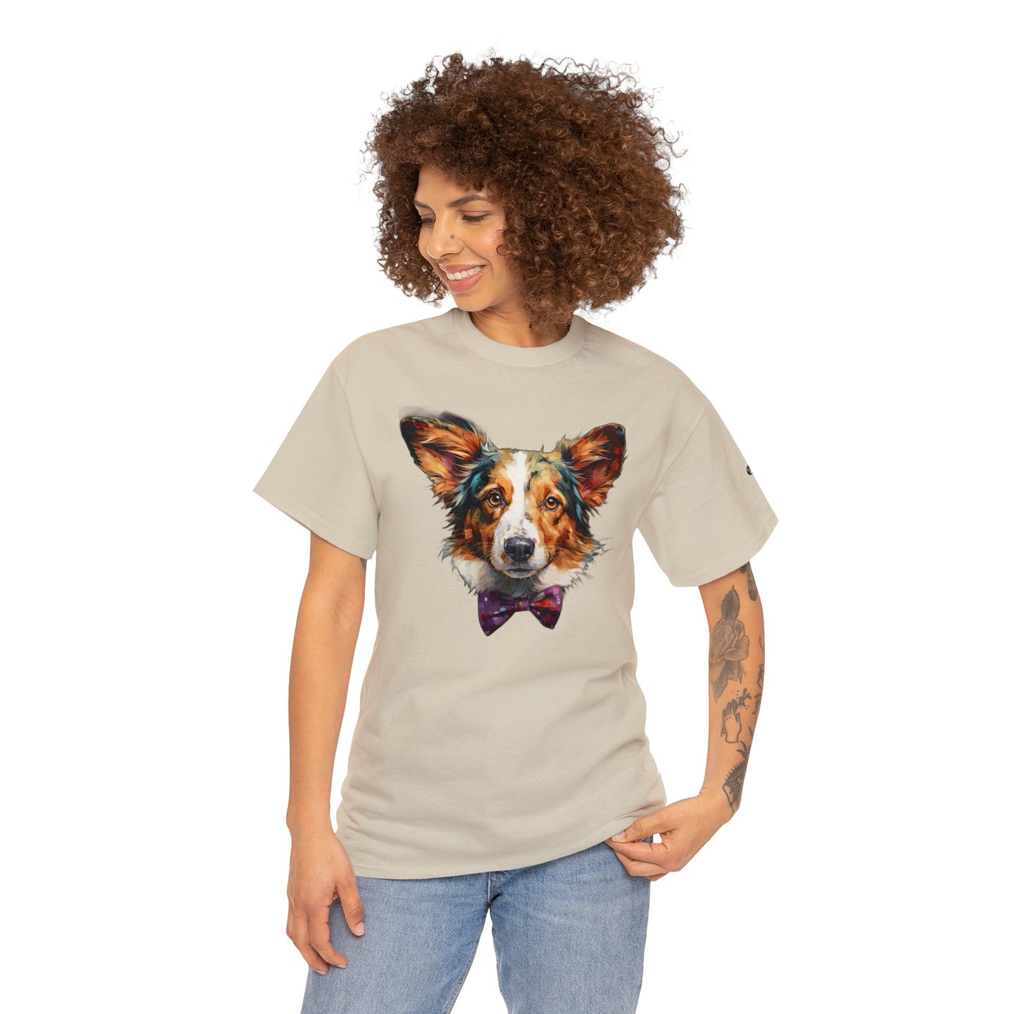 Formal Corgi - Unisex Heavy Cotton Tee