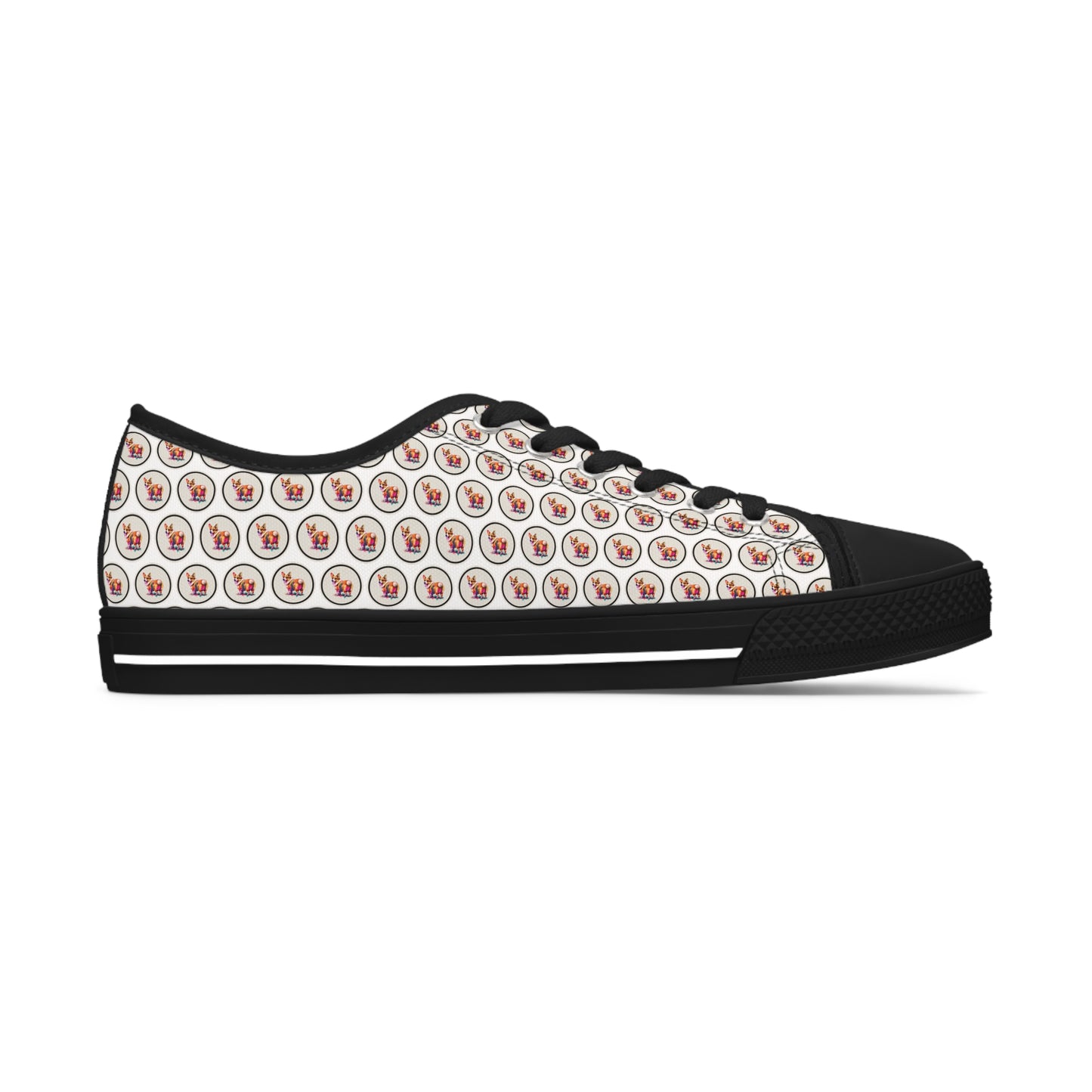 The Observer Mosaic - Women's Low Top Sneakers