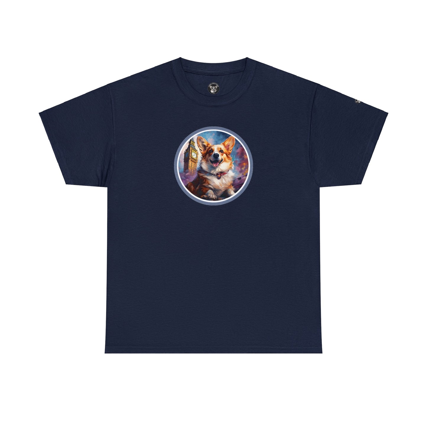 Corgi and Ben - Unisex Heavy Cotton Tee