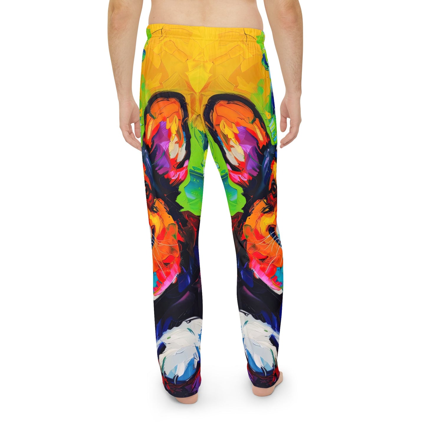 Colorful Corgi Men's Pajama Pants