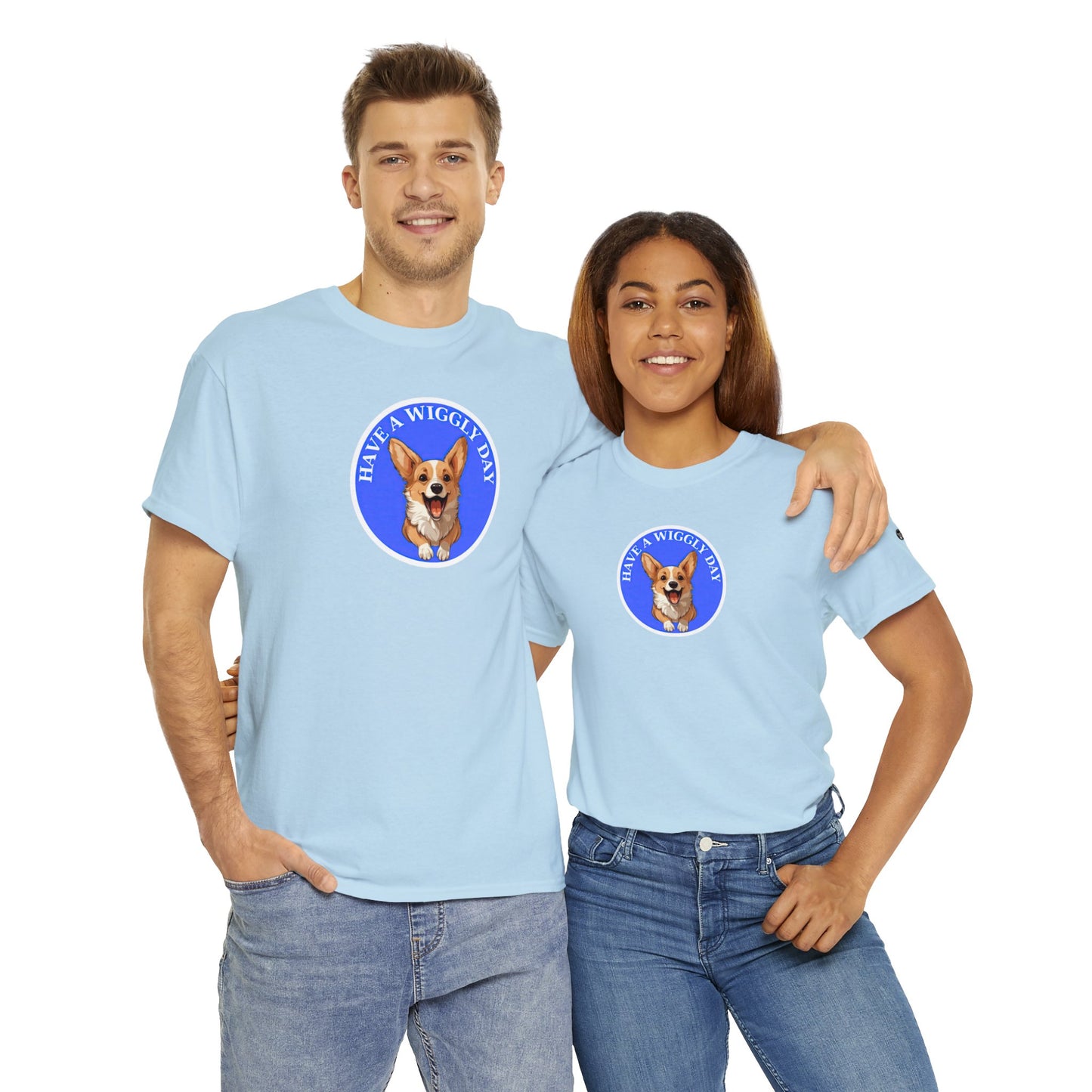 Have a Wiggly Day - Unisex Heavy Cotton Tee