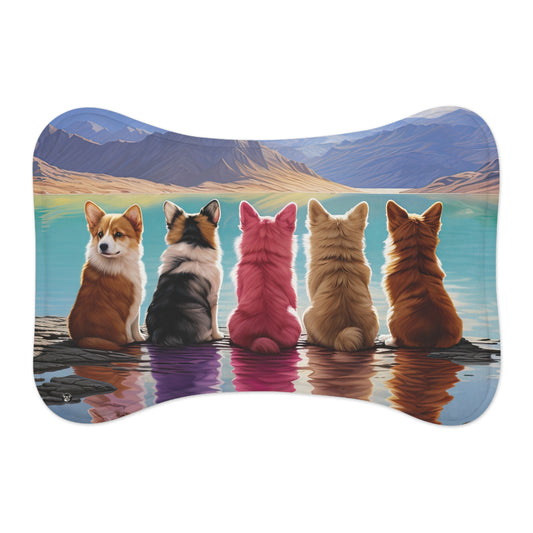 Corgi Lake - Feeding Mat