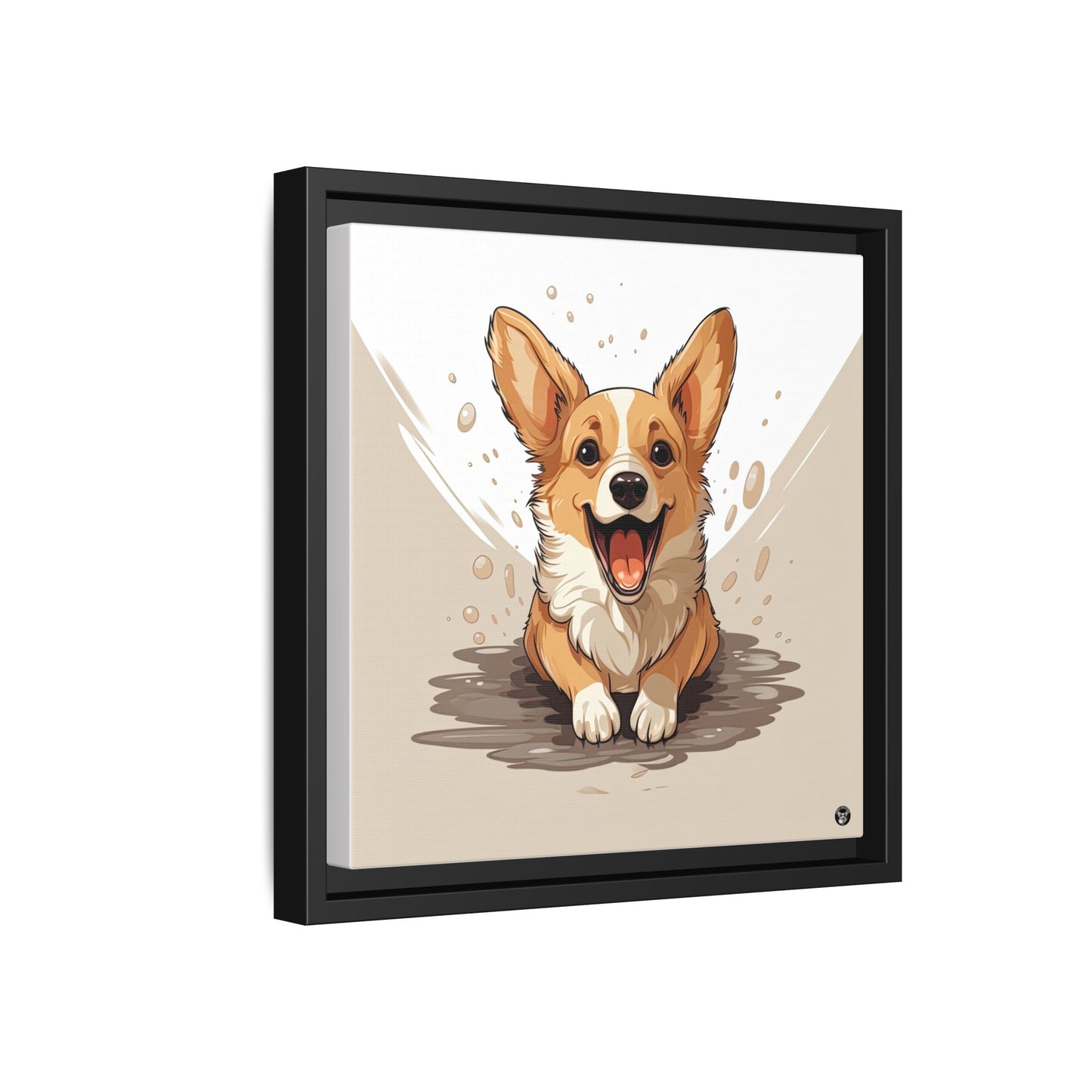 Corgi Cuteness on Canvas