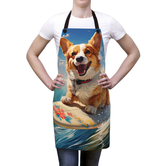 Cowabunga Corgi - Apron